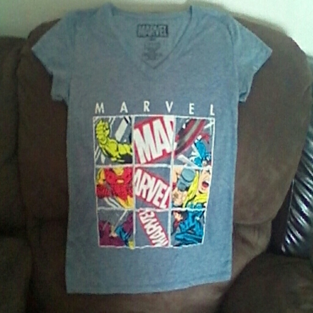 Marvel v-neck t-shirt